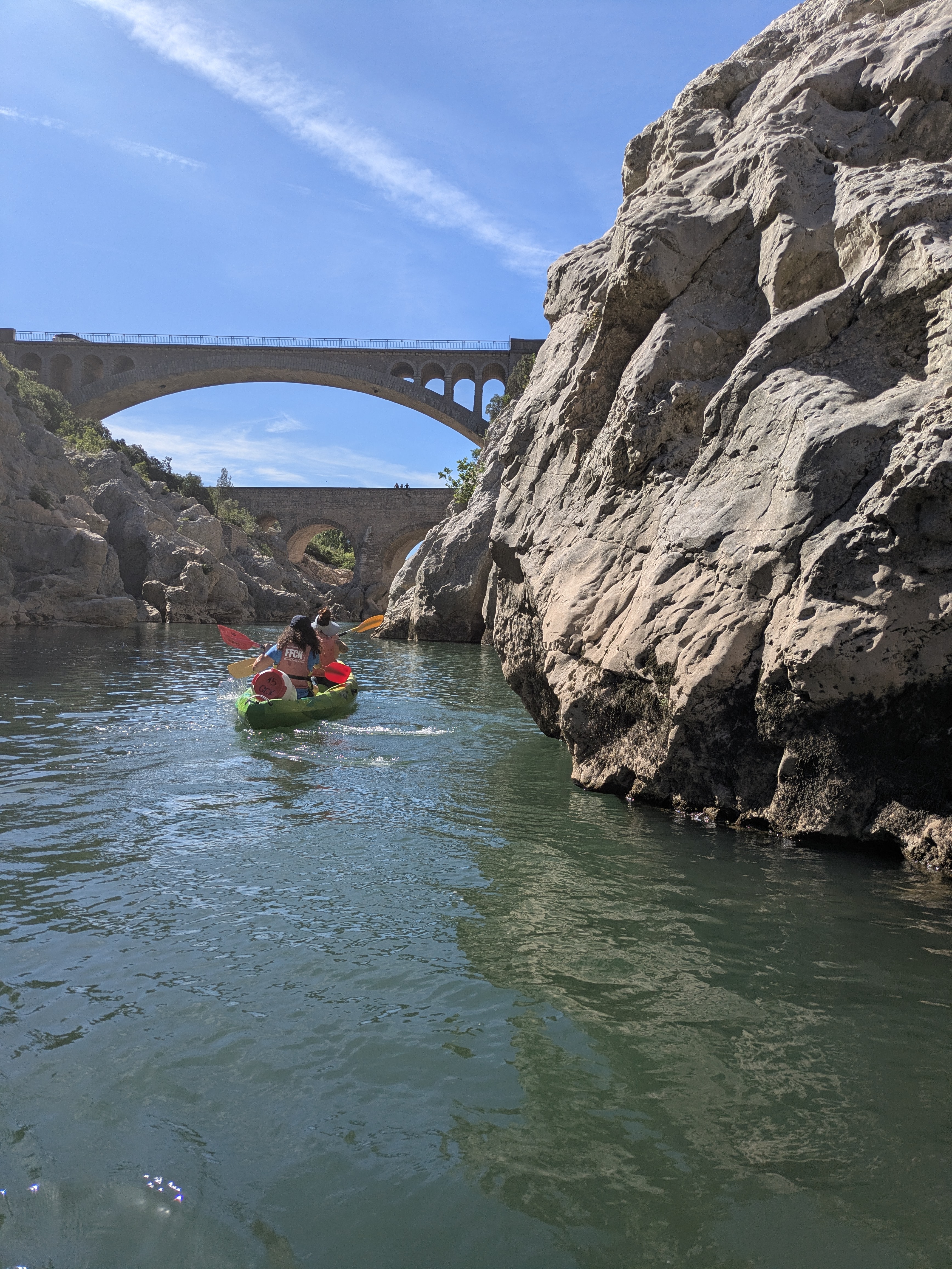 La descente
du Pont du Diable